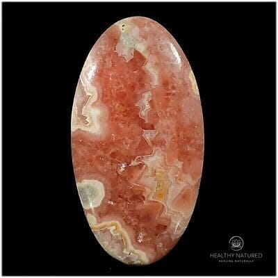 74.65Cts Rhodochrosite Oval Healing Properties Meditation Jewelry Making