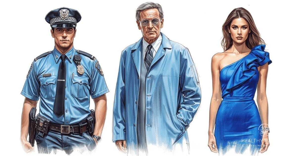 blue is the color we trust, the color we wear to convey dependability, ands the color when we want to be seen and heard