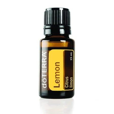 doTERRA Lemon Essential Oil - 15 mL Food Grade Aromatherapy Cold Pressed Cleansing