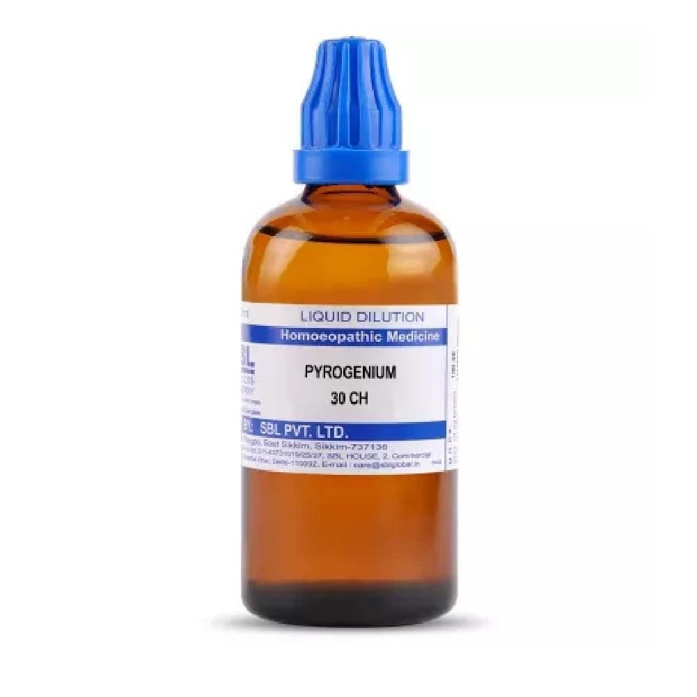 SBL Homeopathy Pyrogenium (30 ML / 100 ML) (Select Potency)
