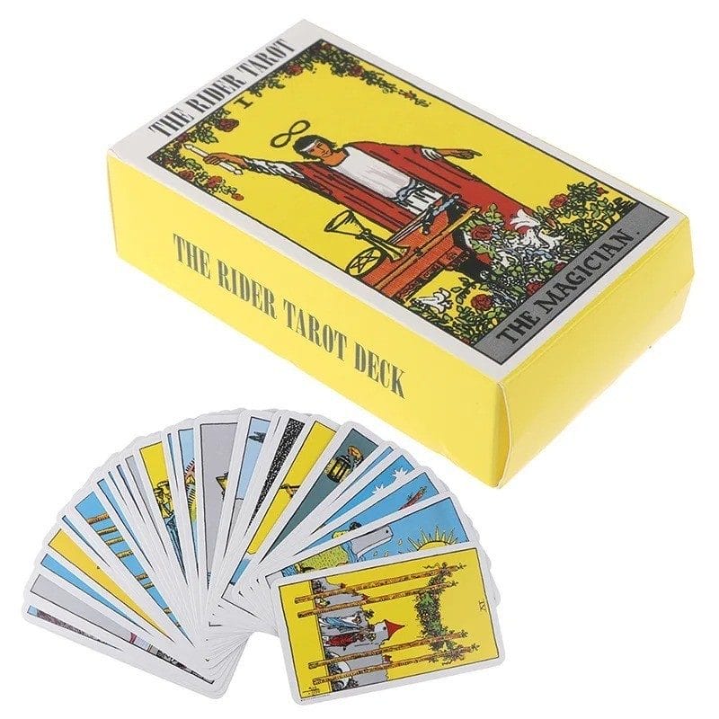 The Rider-Waite Tarot Deck with Guide book by Arthur Edward Waite 78 Cards