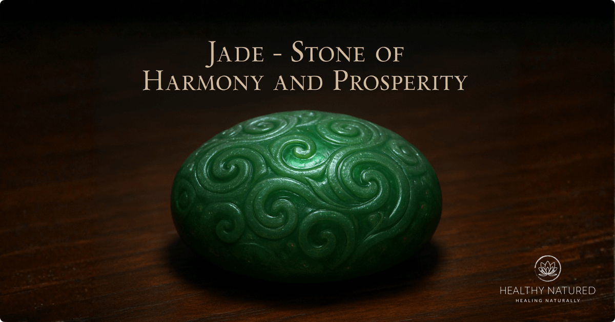 Jade crystal - stone of harmony and prosperity
