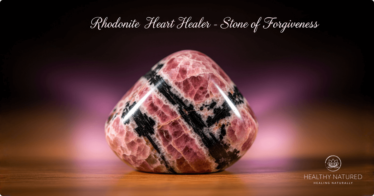 Rhodonite Crystal - Heart Healer and Stone of forgiveness
