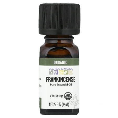 Aura Cacia Organic Essential Oil Frankincense 0.25 fl oz Liq