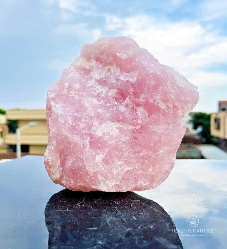 Large Rose Quartz Cluster Huge Rough Quartz Raw stone Pink Healing 1-1.5KG