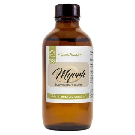 Myrrh Essential Oil - 4 fl oz - Amber Glass Bottle w/ Cap - GreenHealth