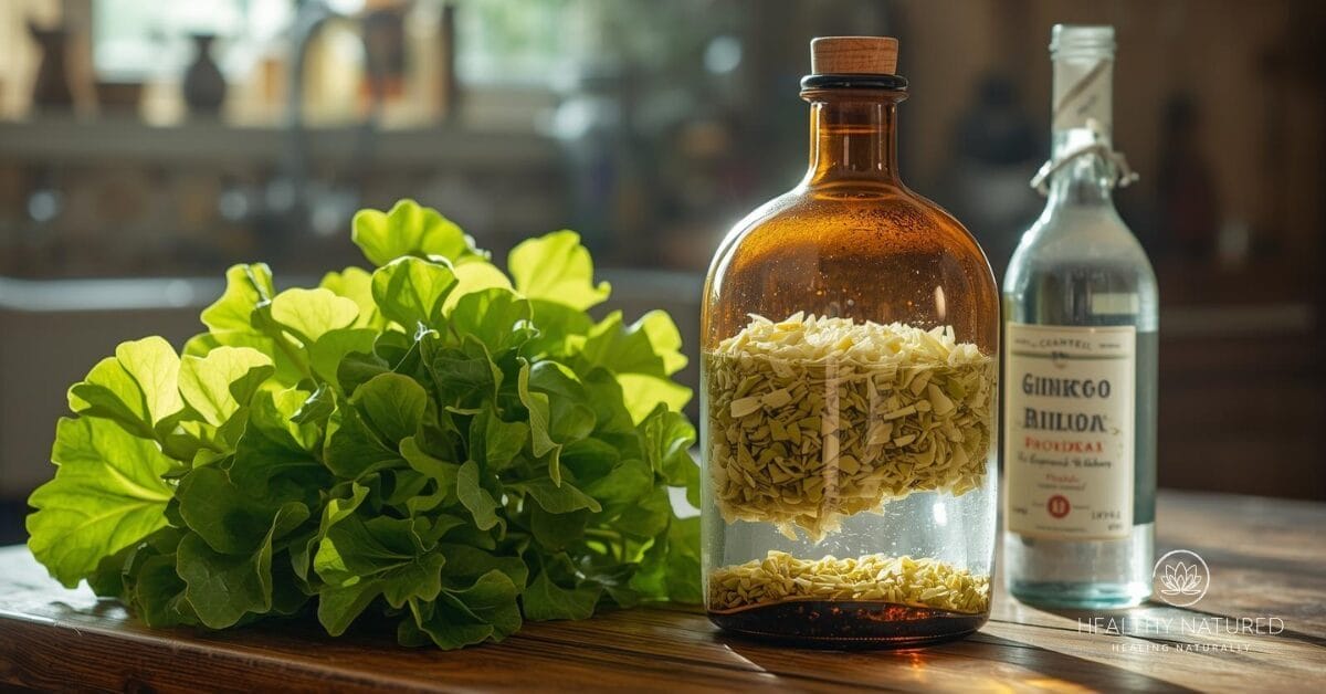 Ginkgo Biloba Herbal Tinctures Improves memory, cognitive function, and vertigo