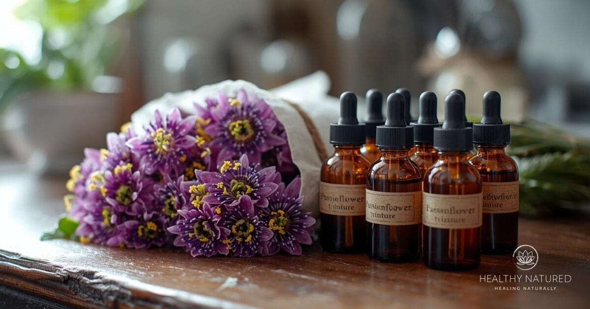 Passion Flower Herbal Tinctures helps with insomnia and anxiety