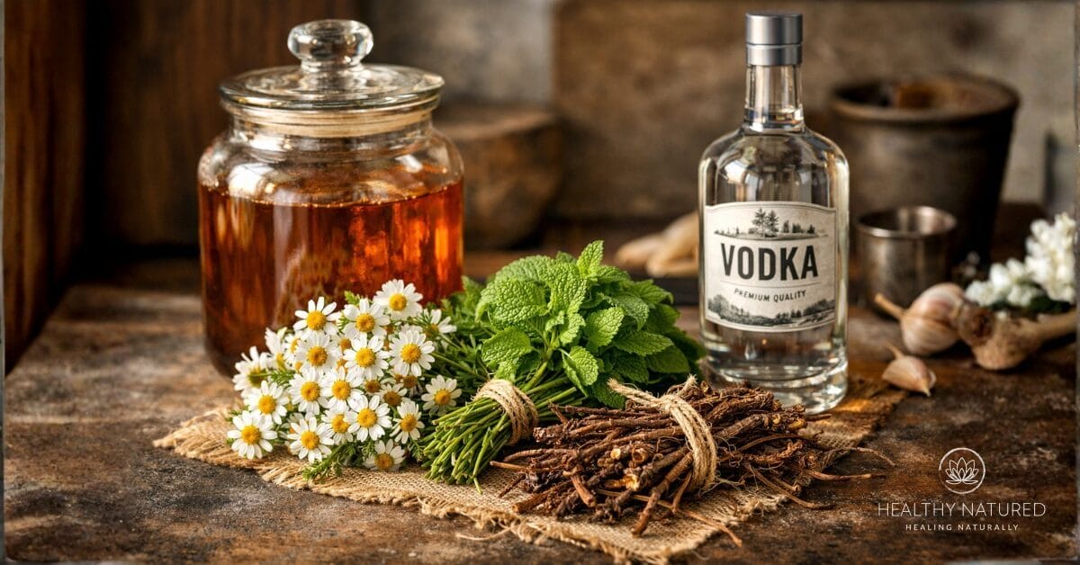 homemade herbal tincture