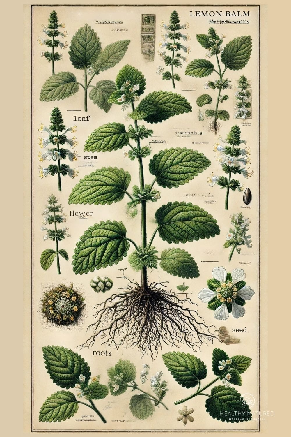 lemon balm infographic