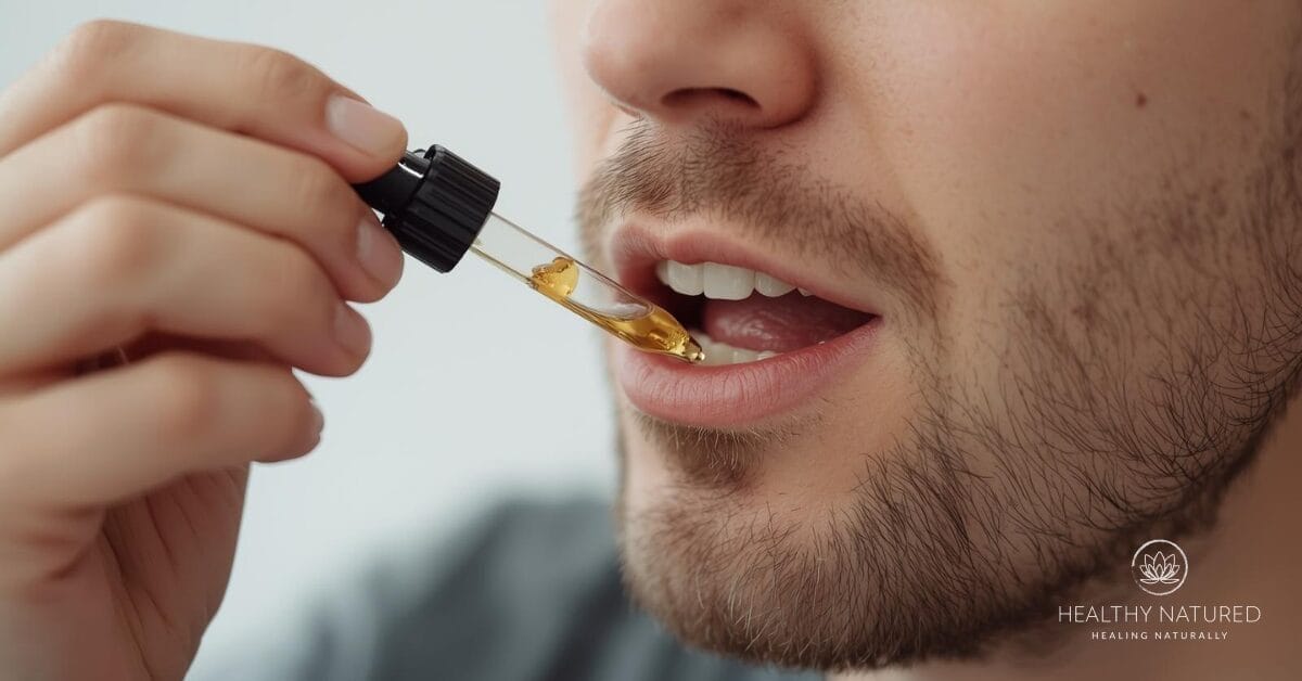 using homemade herbal tincture