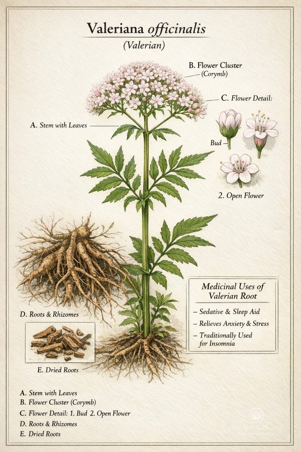 valerian root infographic
