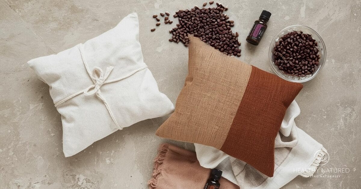DIY buckwheat relaxation pillows