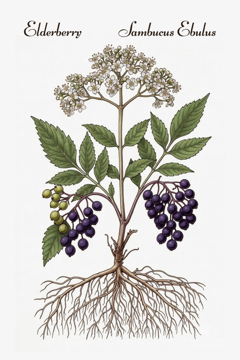elderberry Sambucus ebulus